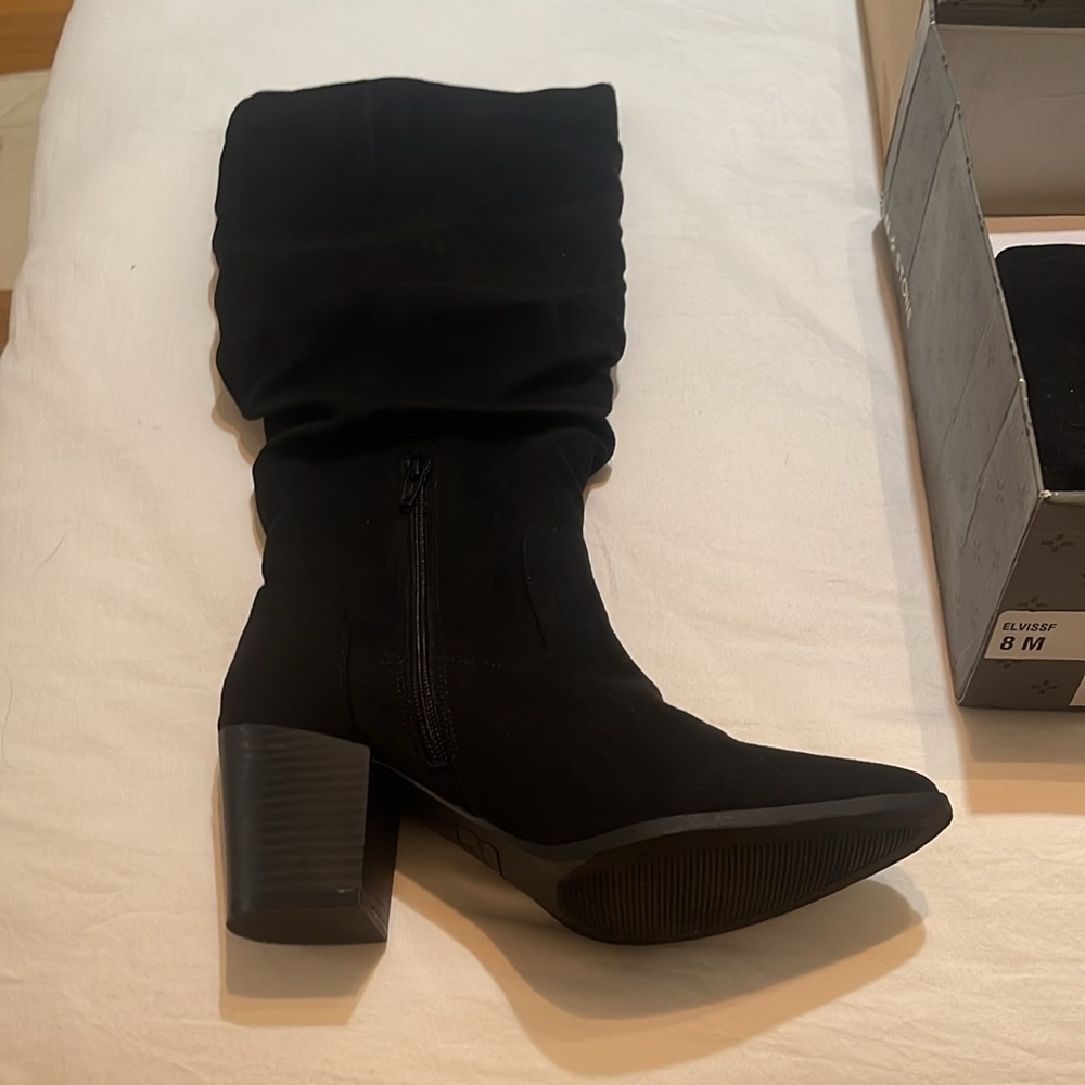 Sun + stone slouch knee high dress boots nib sz 8m - Picture 4 of 5